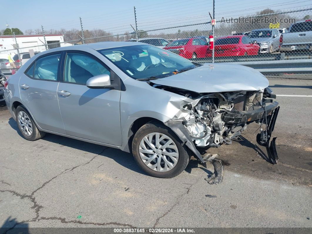 2017 Toyota Corolla Le Silver vin: 5YFBURHE8HP624194