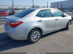 2017 Toyota Corolla Le Silver vin: 5YFBURHE8HP624194