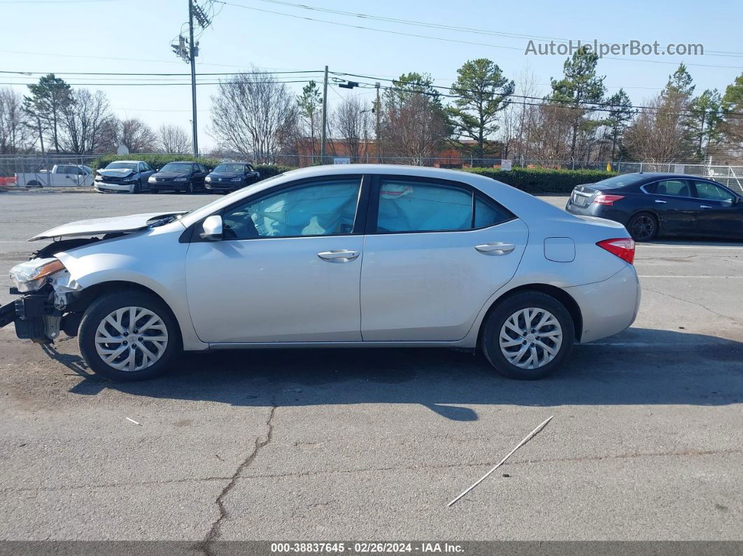 2017 Toyota Corolla Le Silver vin: 5YFBURHE8HP624194