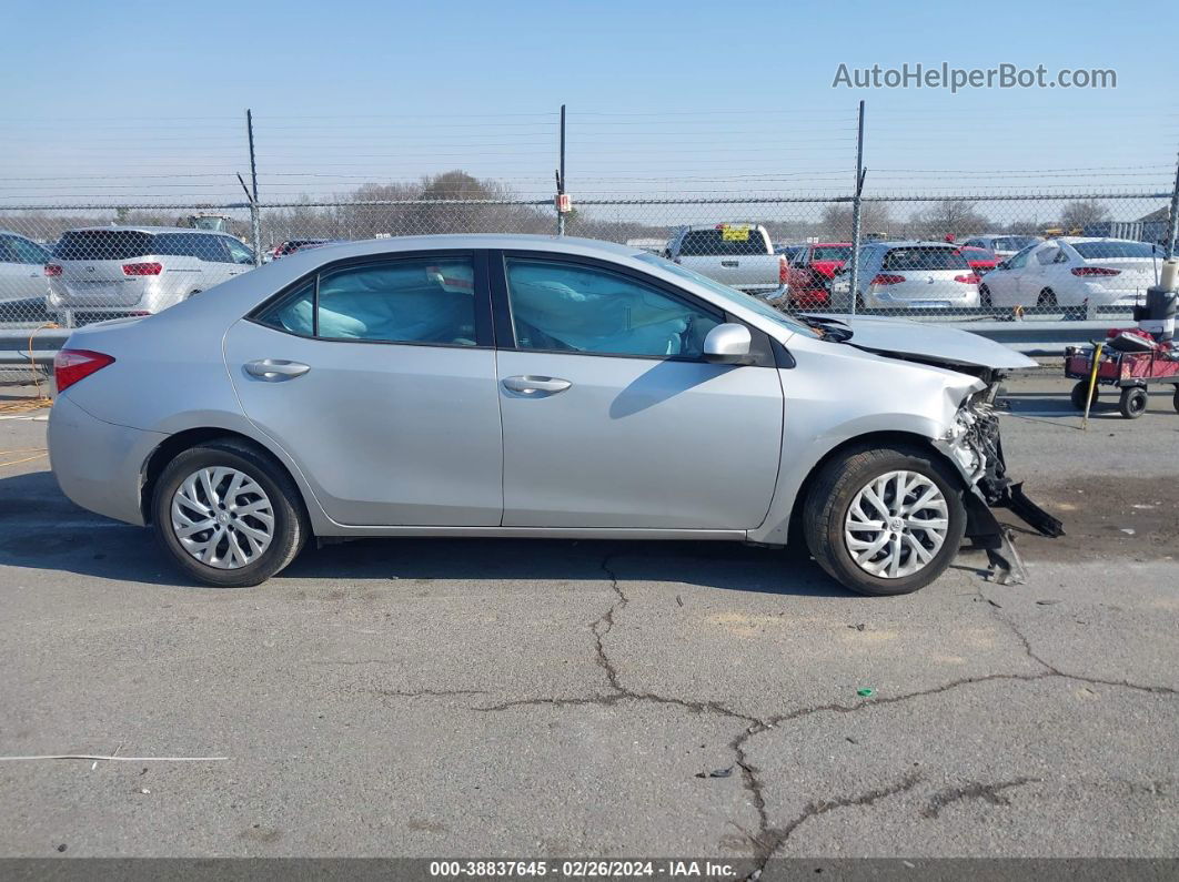 2017 Toyota Corolla Le Silver vin: 5YFBURHE8HP624194