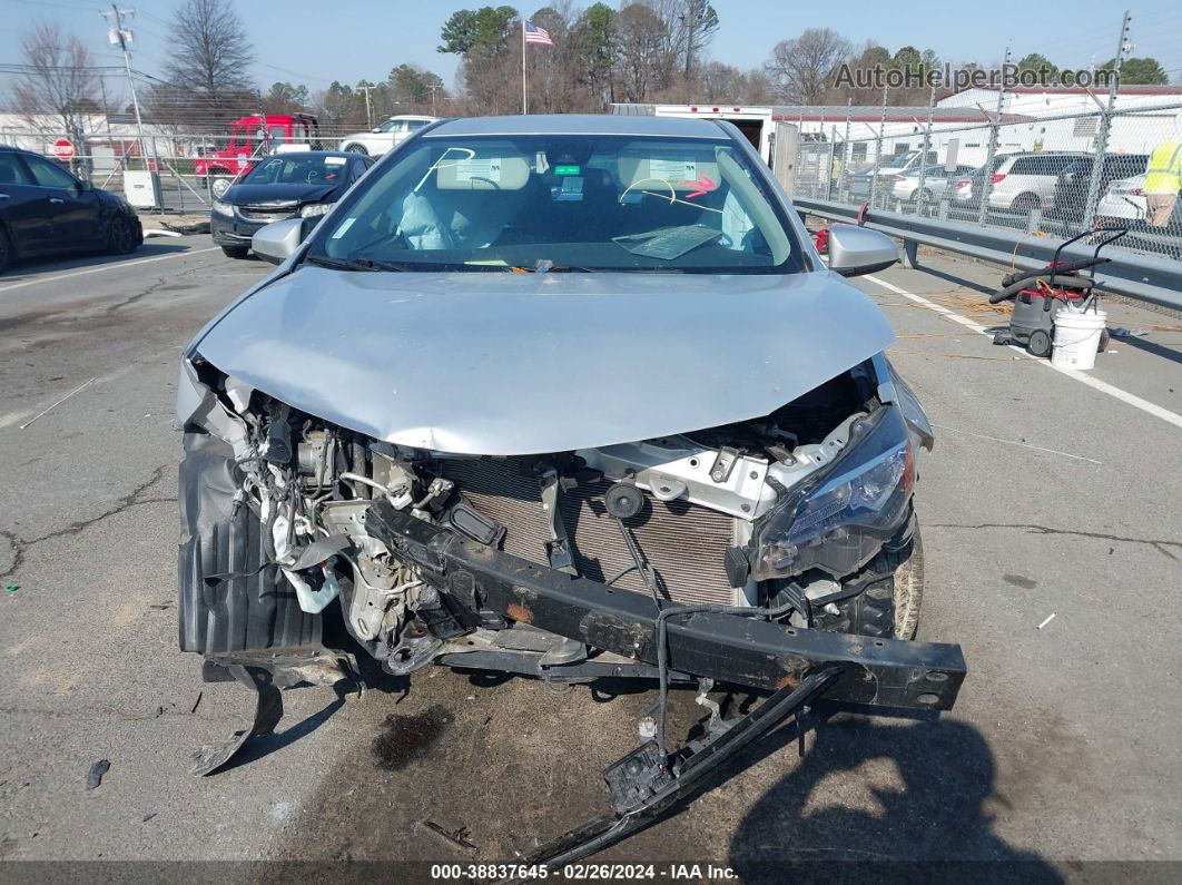 2017 Toyota Corolla Le Silver vin: 5YFBURHE8HP624194