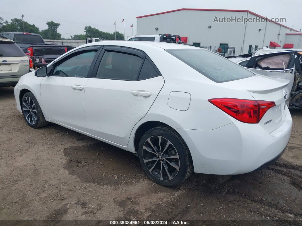 2017 Toyota Corolla Se White vin: 5YFBURHE8HP624714