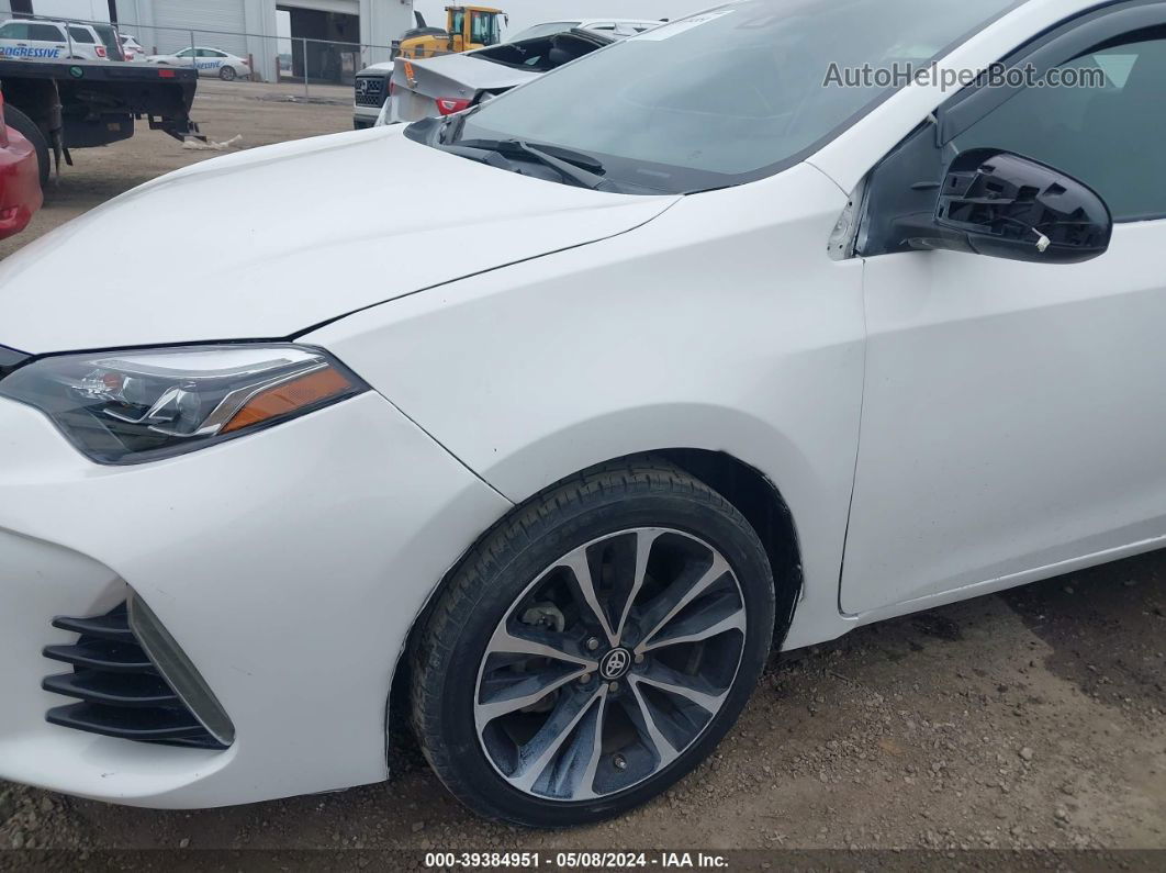 2017 Toyota Corolla Se Белый vin: 5YFBURHE8HP624714