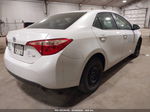 2017 Toyota Corolla Le White vin: 5YFBURHE8HP639293