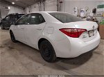 2017 Toyota Corolla Le White vin: 5YFBURHE8HP639293