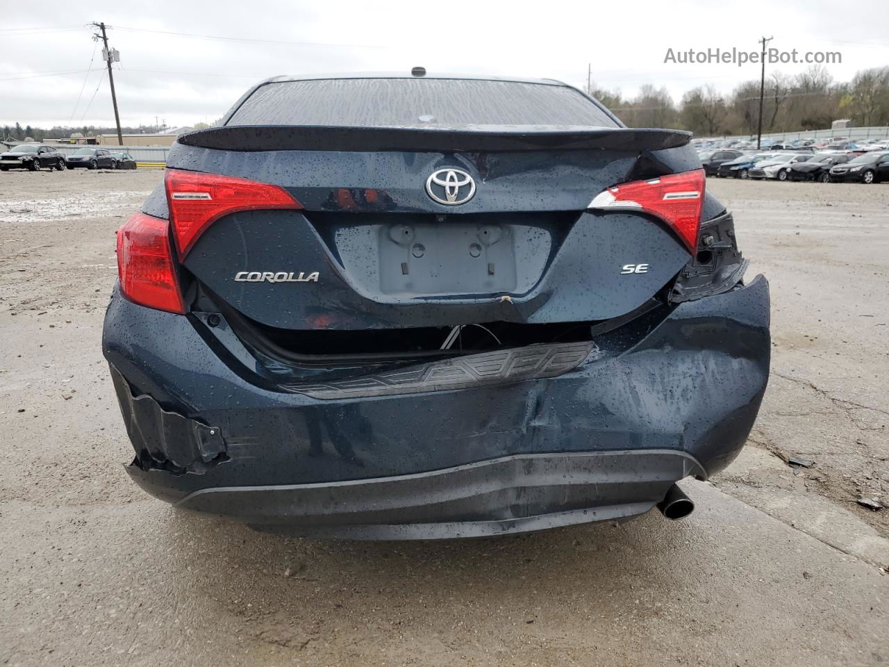 2017 Toyota Corolla L Blue vin: 5YFBURHE8HP648852