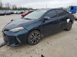 2017 Toyota Corolla L Blue vin: 5YFBURHE8HP648852