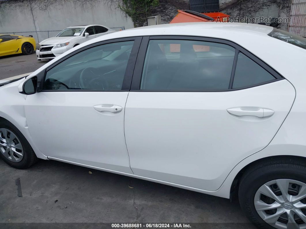 2017 Toyota Corolla L White vin: 5YFBURHE8HP655557