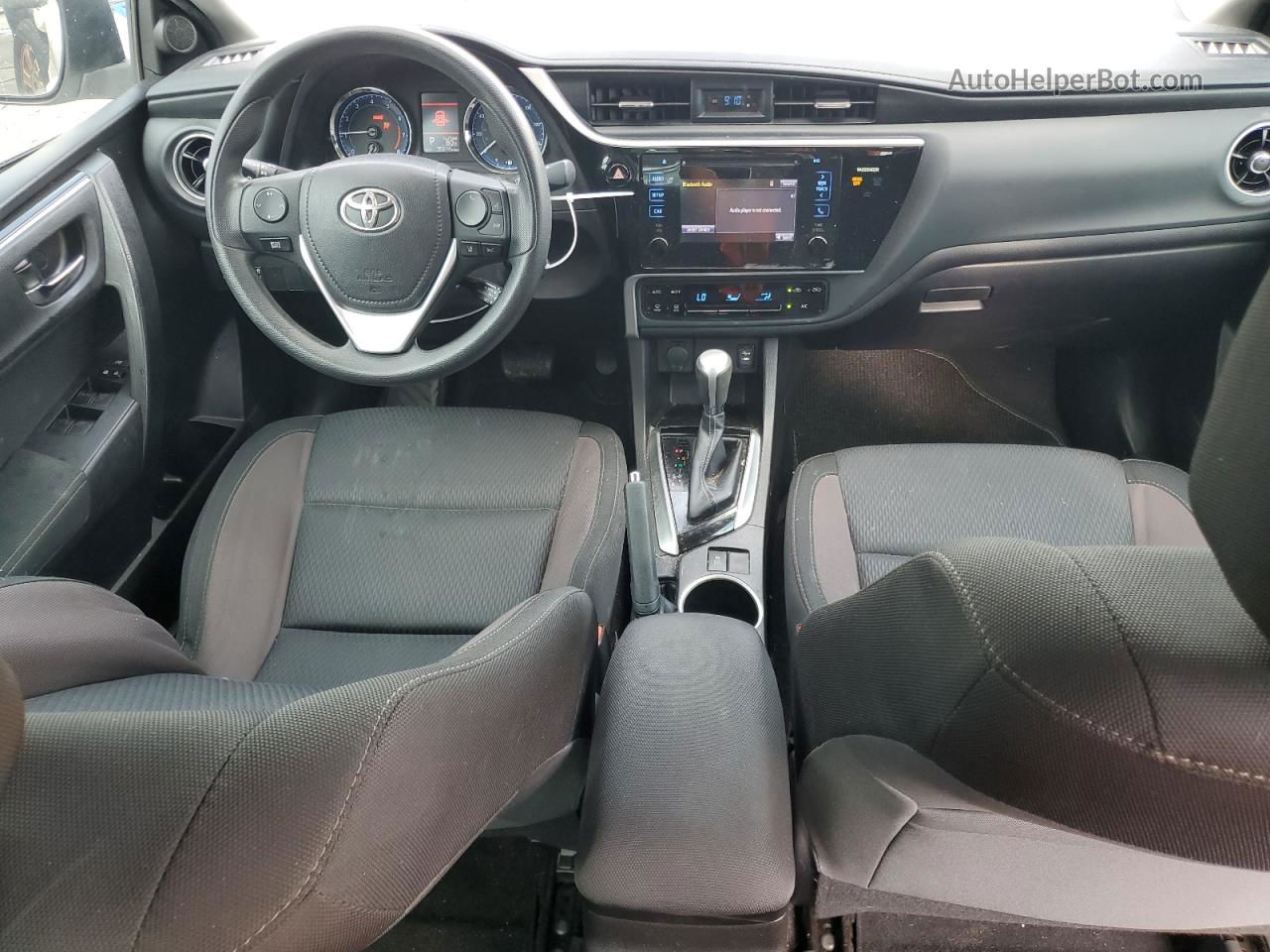 2017 Toyota Corolla L White vin: 5YFBURHE8HP678076