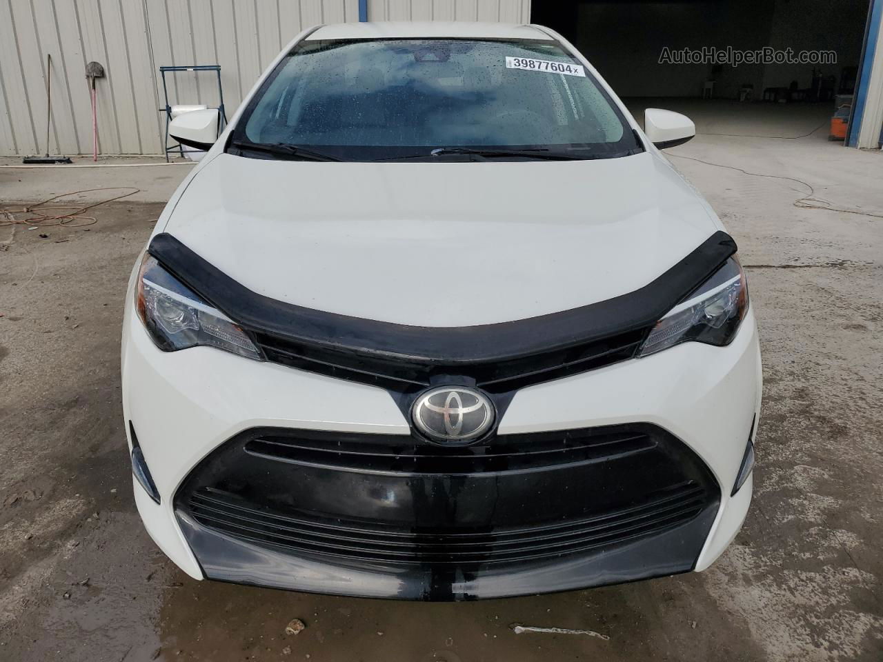 2017 Toyota Corolla L Белый vin: 5YFBURHE8HP691524