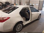 2017 Toyota Corolla Le White vin: 5YFBURHE8HP701291
