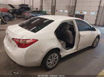 2017 Toyota Corolla Le White vin: 5YFBURHE8HP701291