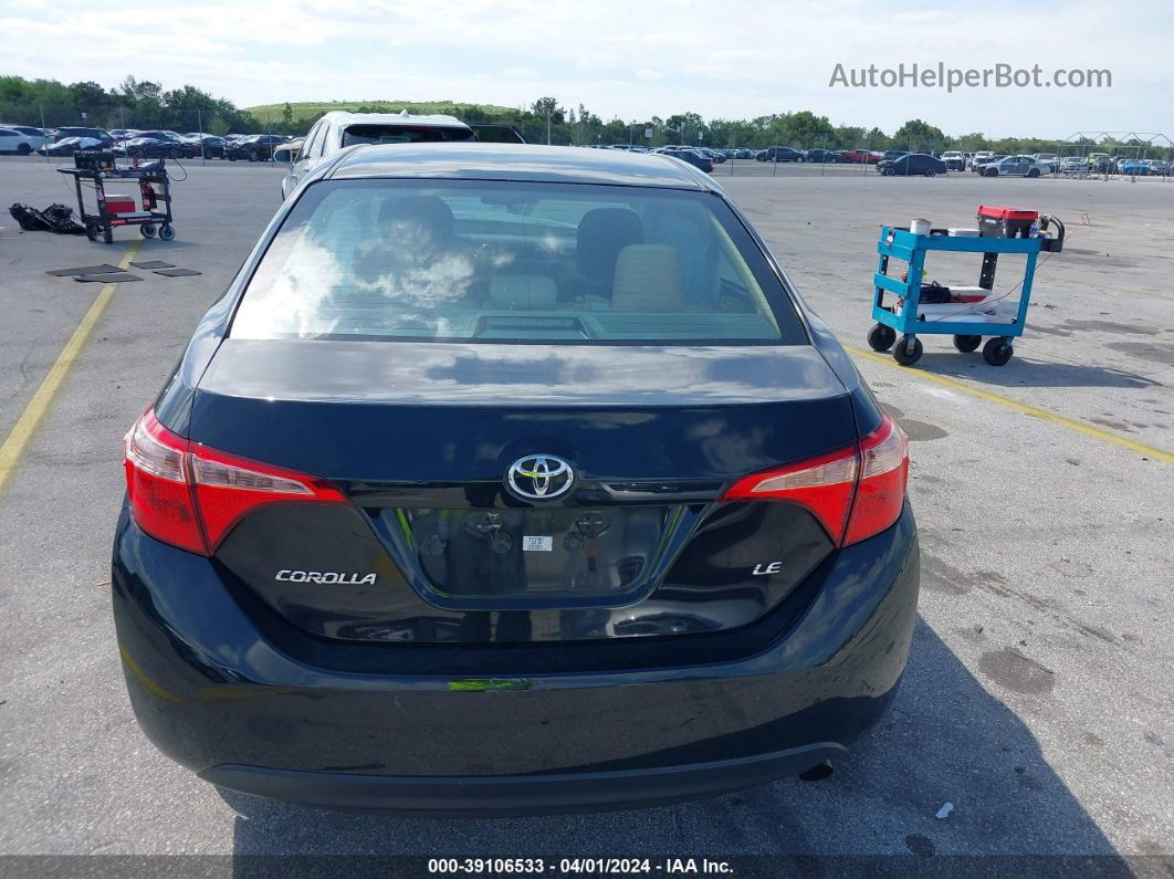 2017 Toyota Corolla Le Black vin: 5YFBURHE8HP733707