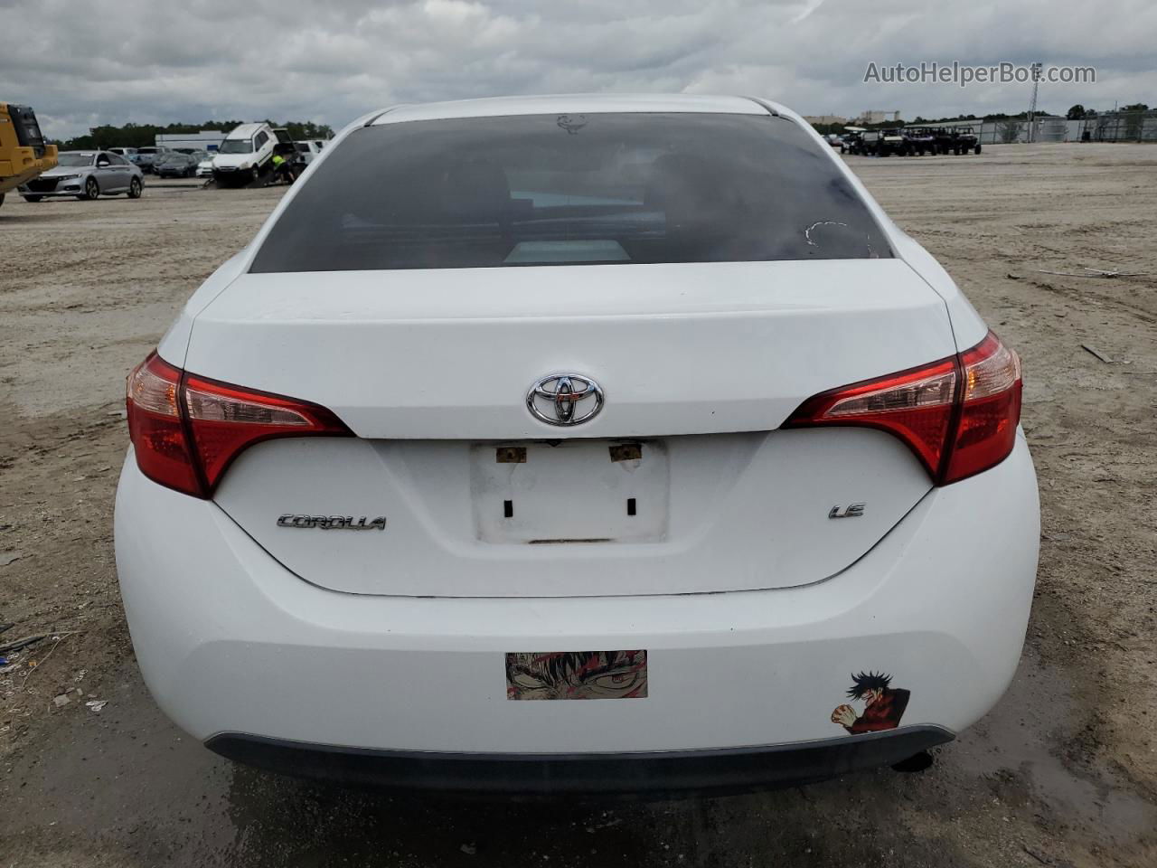 2019 Toyota Corolla L White vin: 5YFBURHE8KP863817