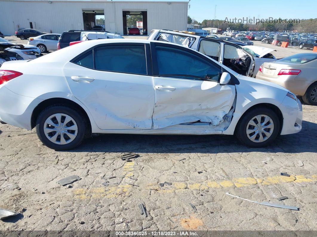 2019 Toyota Corolla L White vin: 5YFBURHE8KP864997