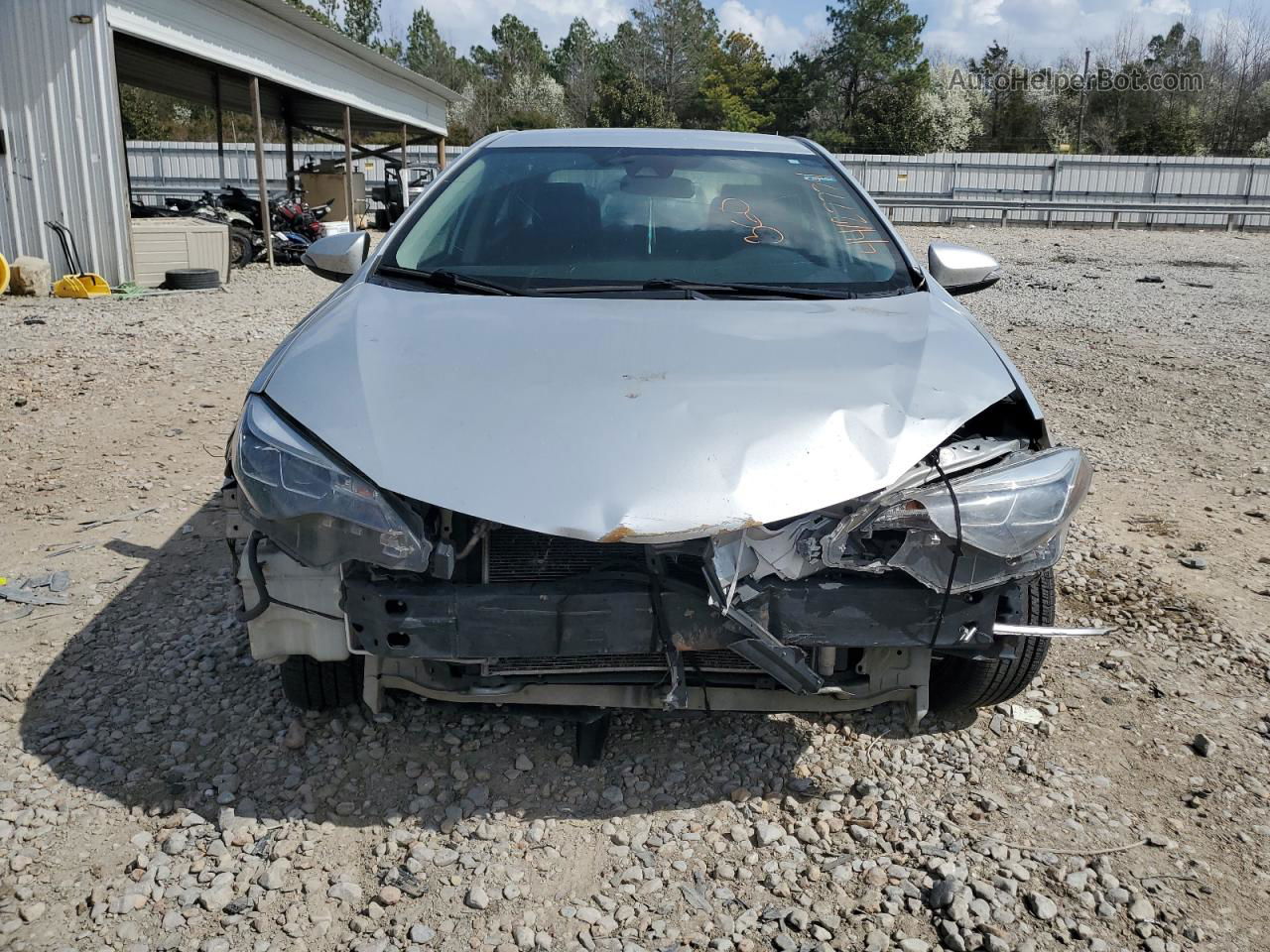 2019 Toyota Corolla L Silver vin: 5YFBURHE8KP873652