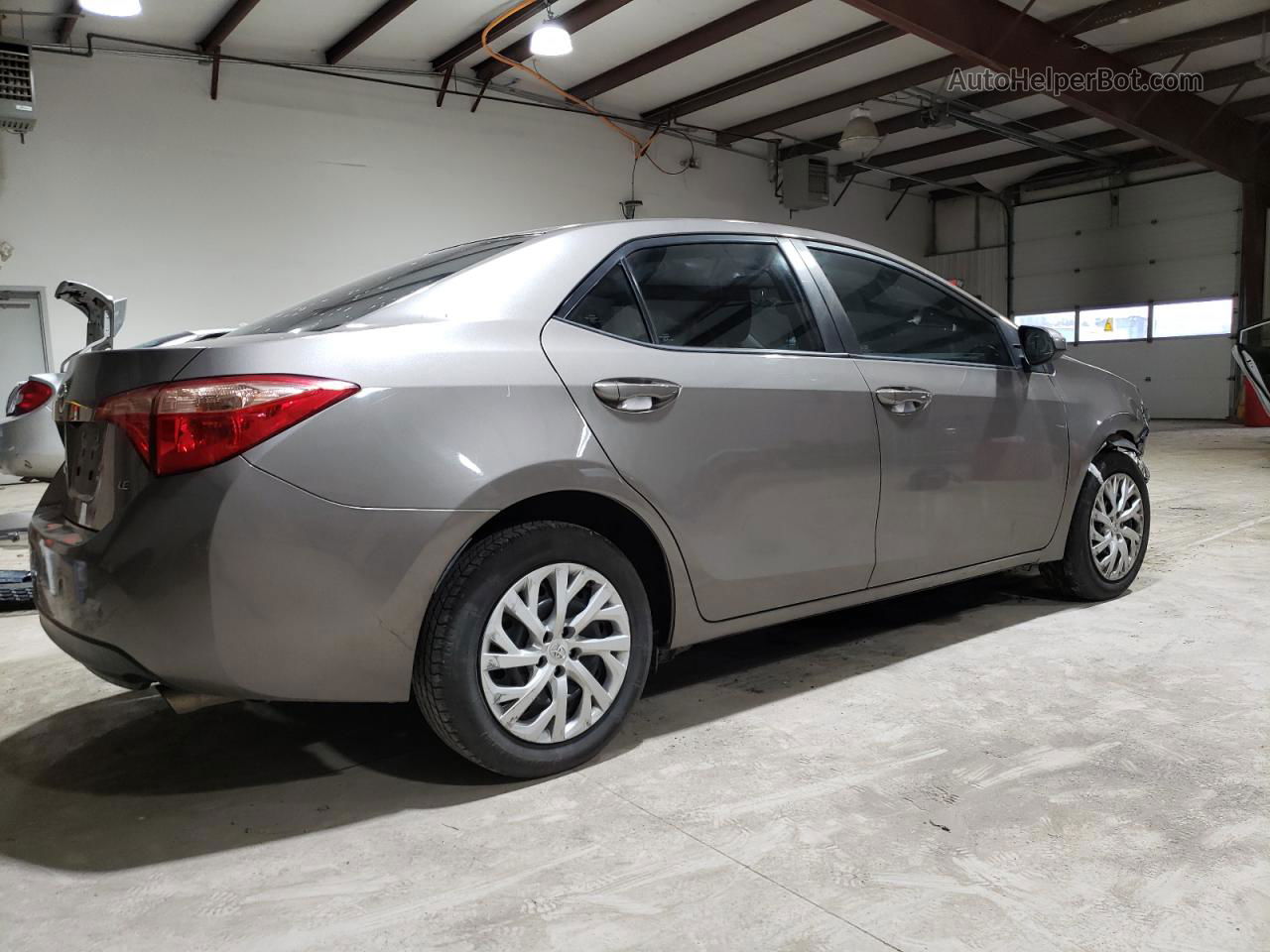 2019 Toyota Corolla L Gray vin: 5YFBURHE8KP875563