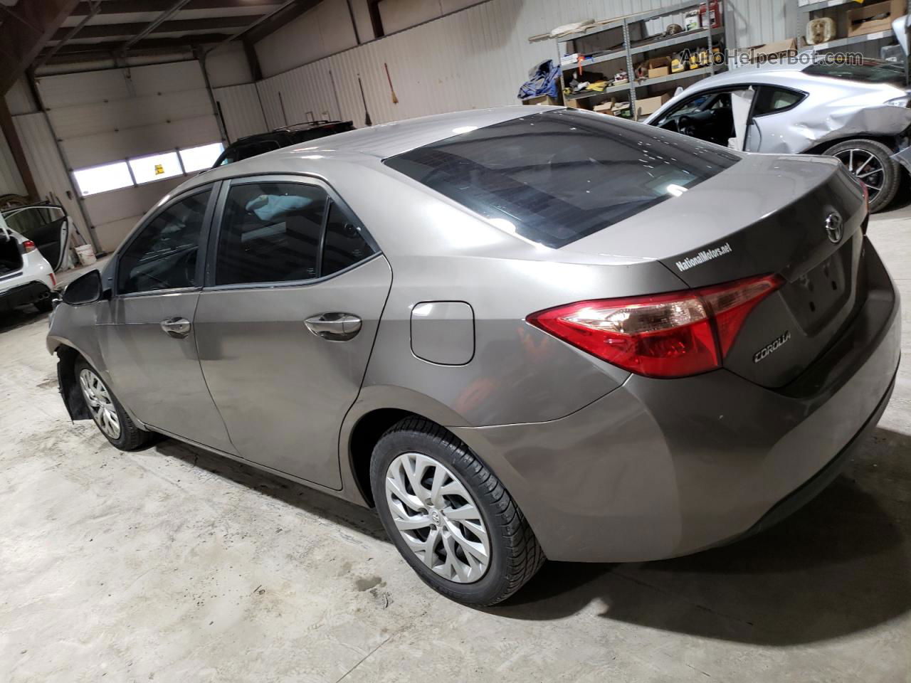 2019 Toyota Corolla L Gray vin: 5YFBURHE8KP875563