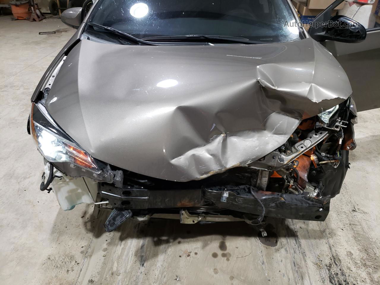 2019 Toyota Corolla L Gray vin: 5YFBURHE8KP875563