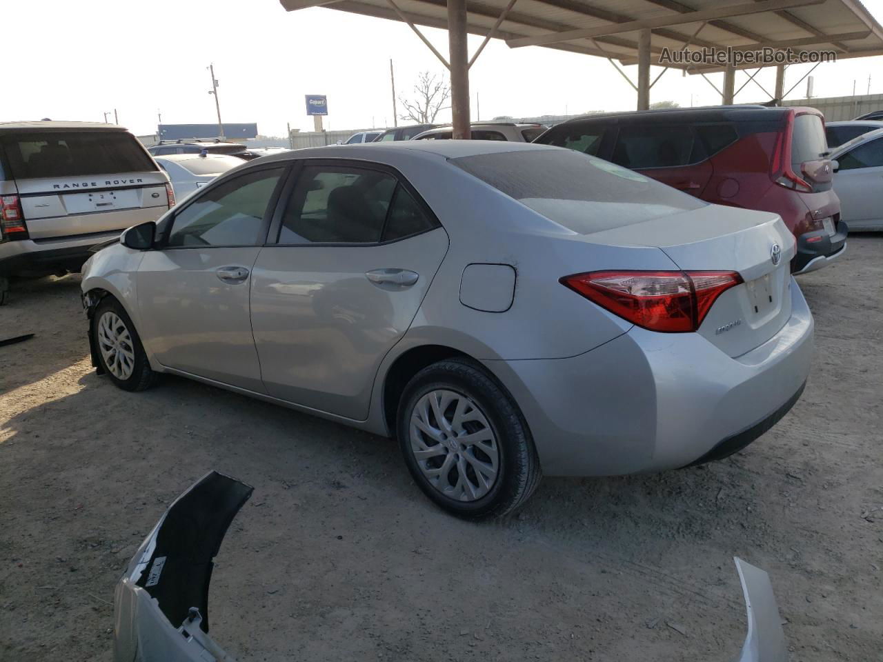 2019 Toyota Corolla L Silver vin: 5YFBURHE8KP893402