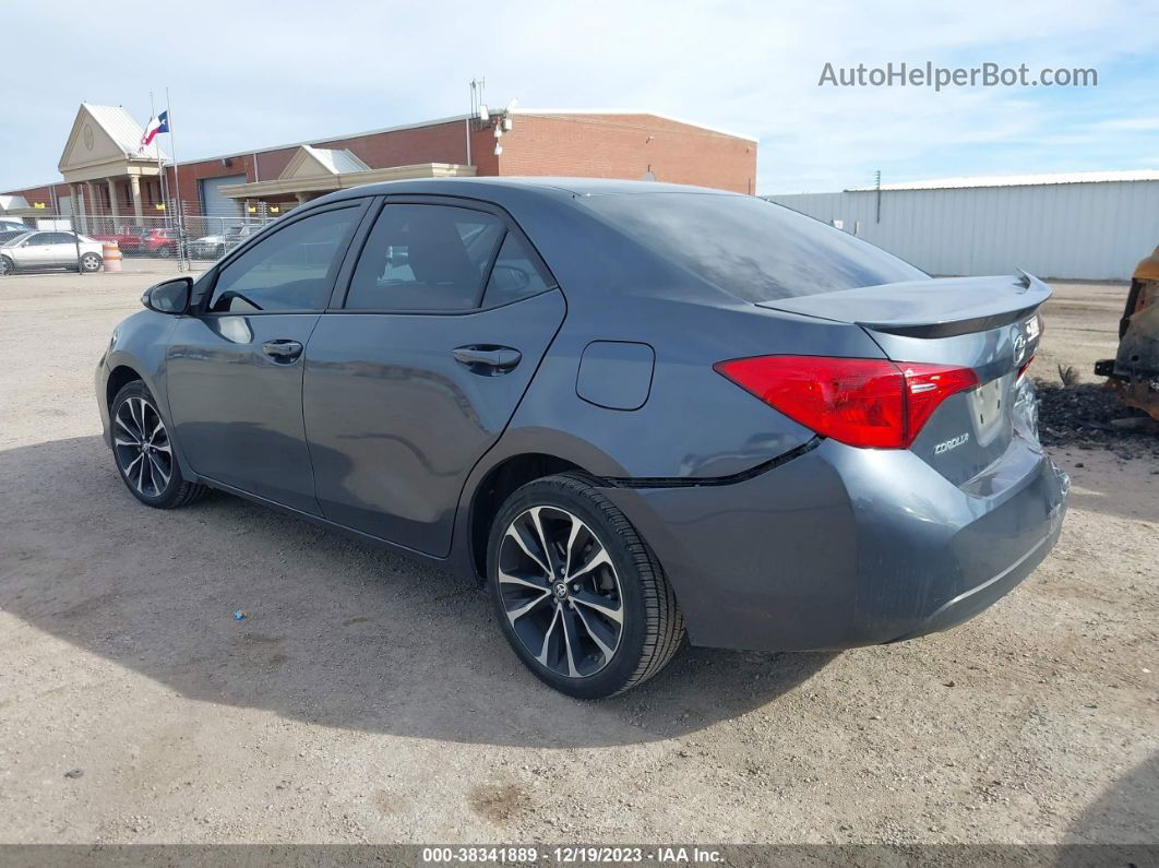 2019 Toyota Corolla Se Gray vin: 5YFBURHE8KP896929