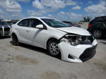 2019 Toyota Corolla L White vin: 5YFBURHE8KP904513