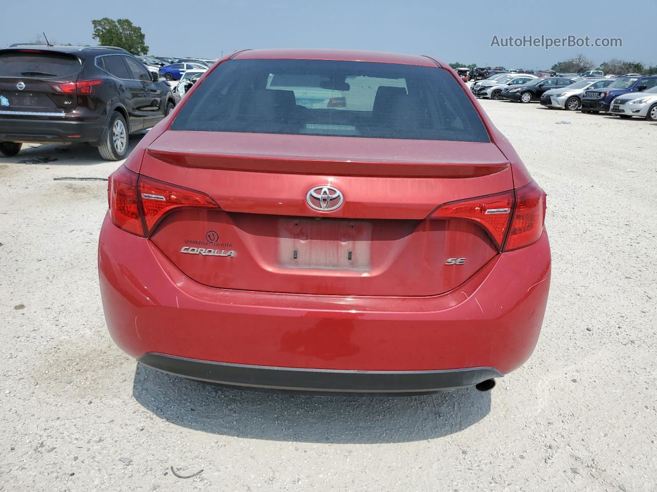 2019 Toyota Corolla L Red vin: 5YFBURHE8KP907430