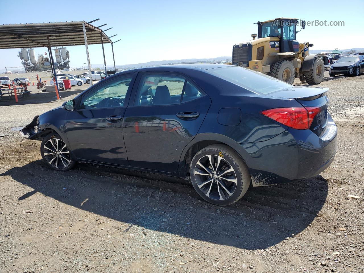 2019 Toyota Corolla L Blue vin: 5YFBURHE8KP908724