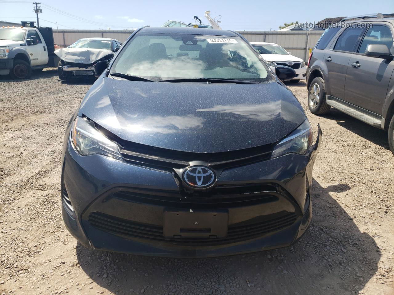 2019 Toyota Corolla L Blue vin: 5YFBURHE8KP909386