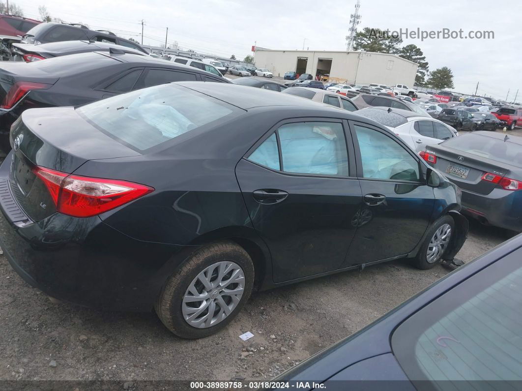 2019 Toyota Corolla Le Black vin: 5YFBURHE8KP917990