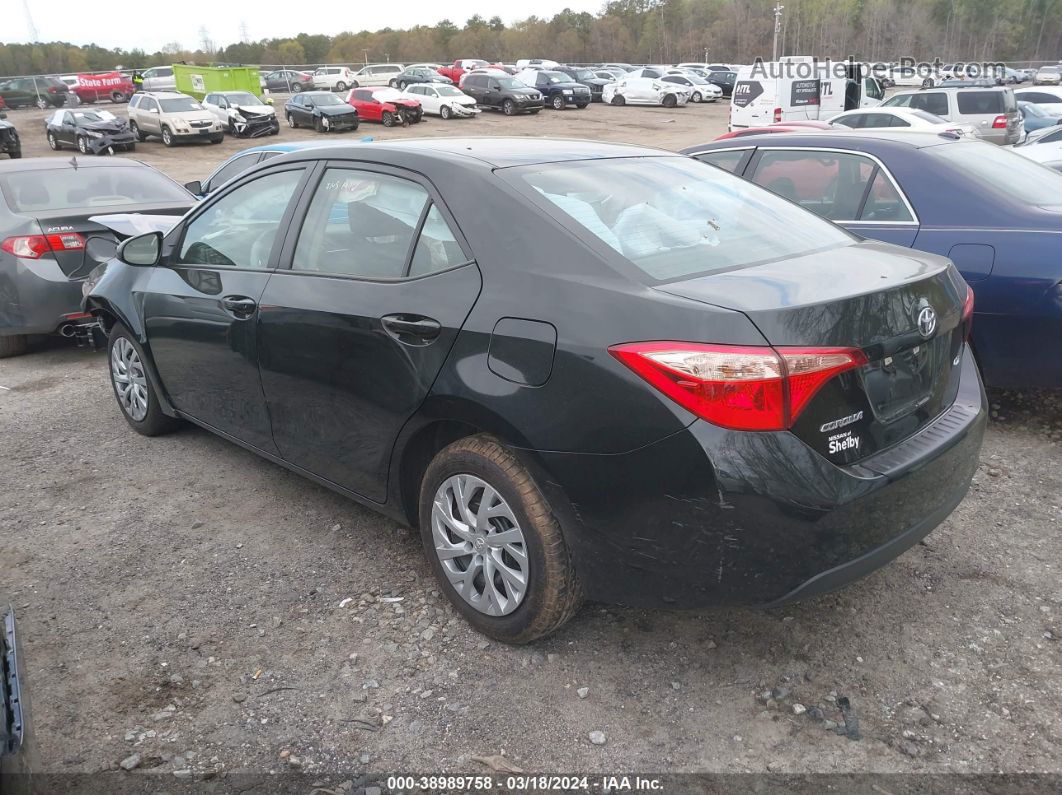 2019 Toyota Corolla Le Black vin: 5YFBURHE8KP917990