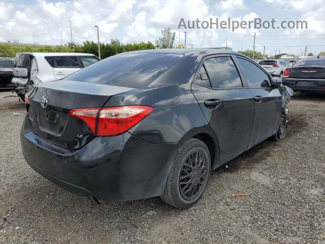 2019 Toyota Corolla L Black vin: 5YFBURHE8KP919562