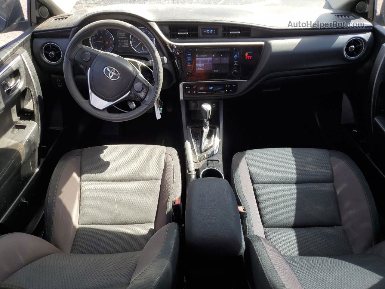 2019 Toyota Corolla L Синий vin: 5YFBURHE8KP923501