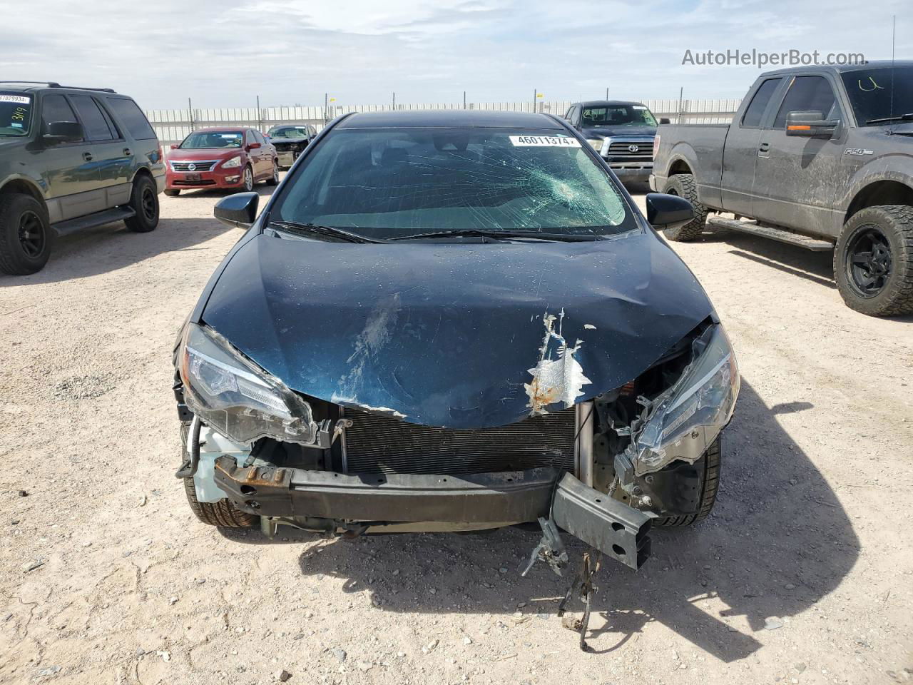 2019 Toyota Corolla L Blue vin: 5YFBURHE8KP923501