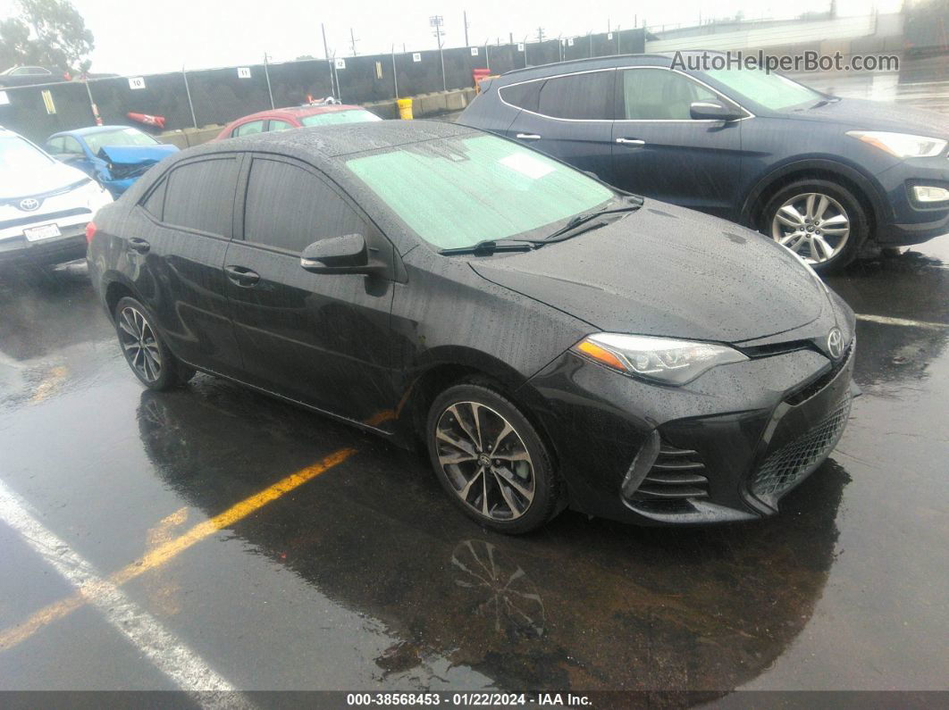 2019 Toyota Corolla Se Black vin: 5YFBURHE8KP928911