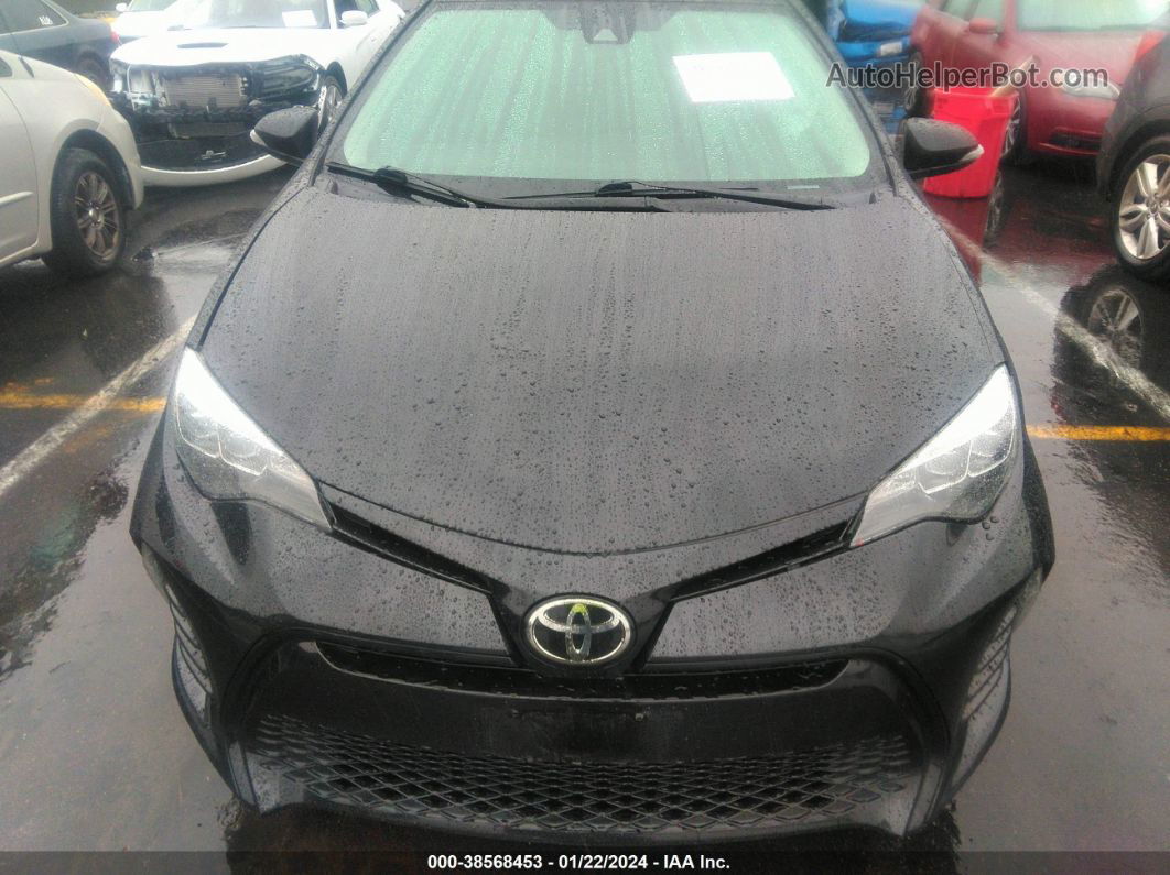 2019 Toyota Corolla Se Black vin: 5YFBURHE8KP928911