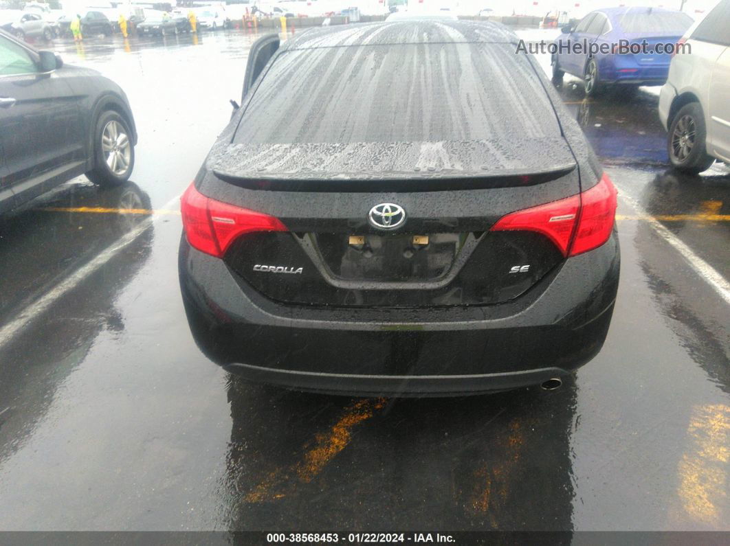 2019 Toyota Corolla Se Black vin: 5YFBURHE8KP928911