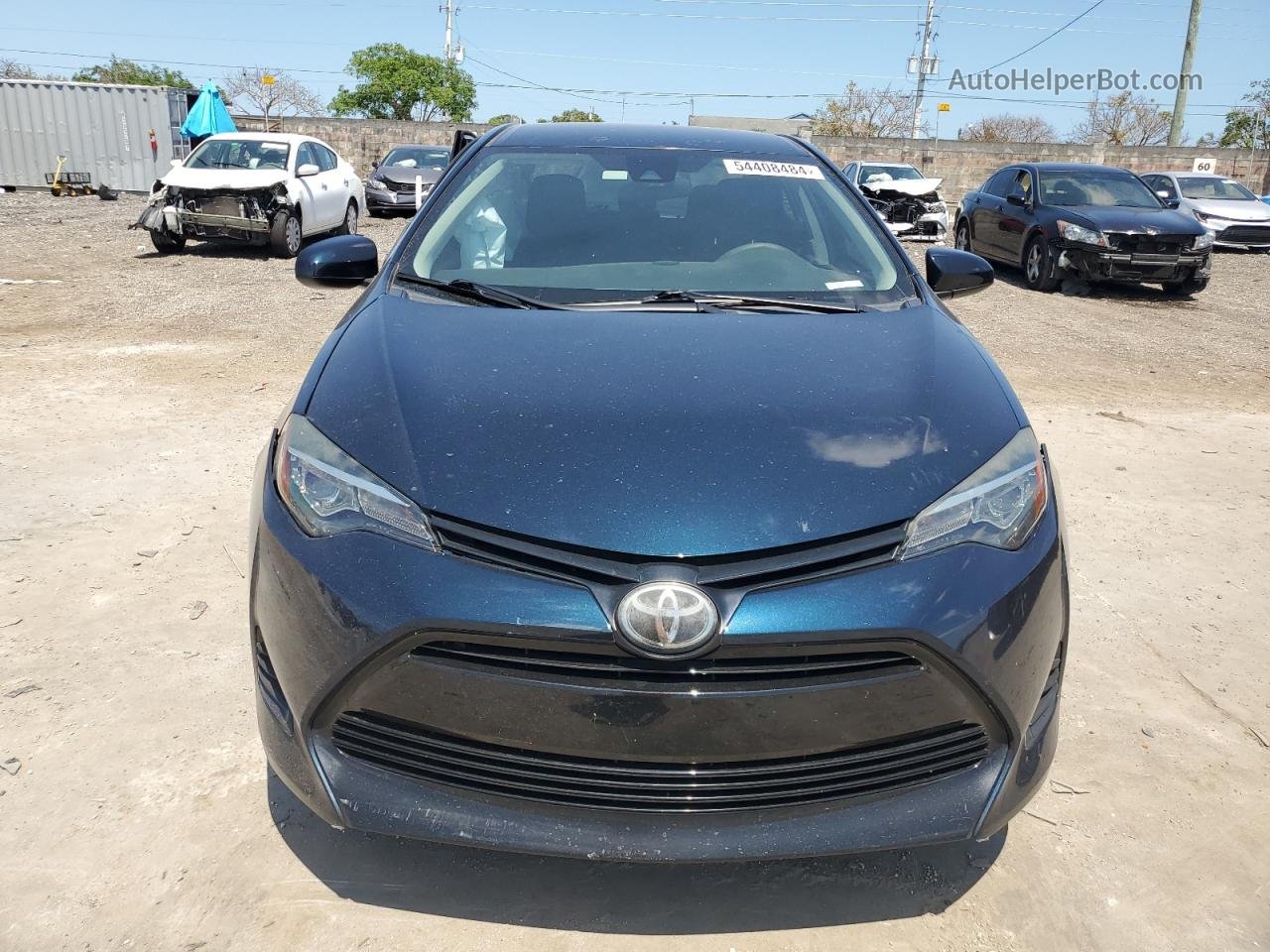 2019 Toyota Corolla L Blue vin: 5YFBURHE8KP930416