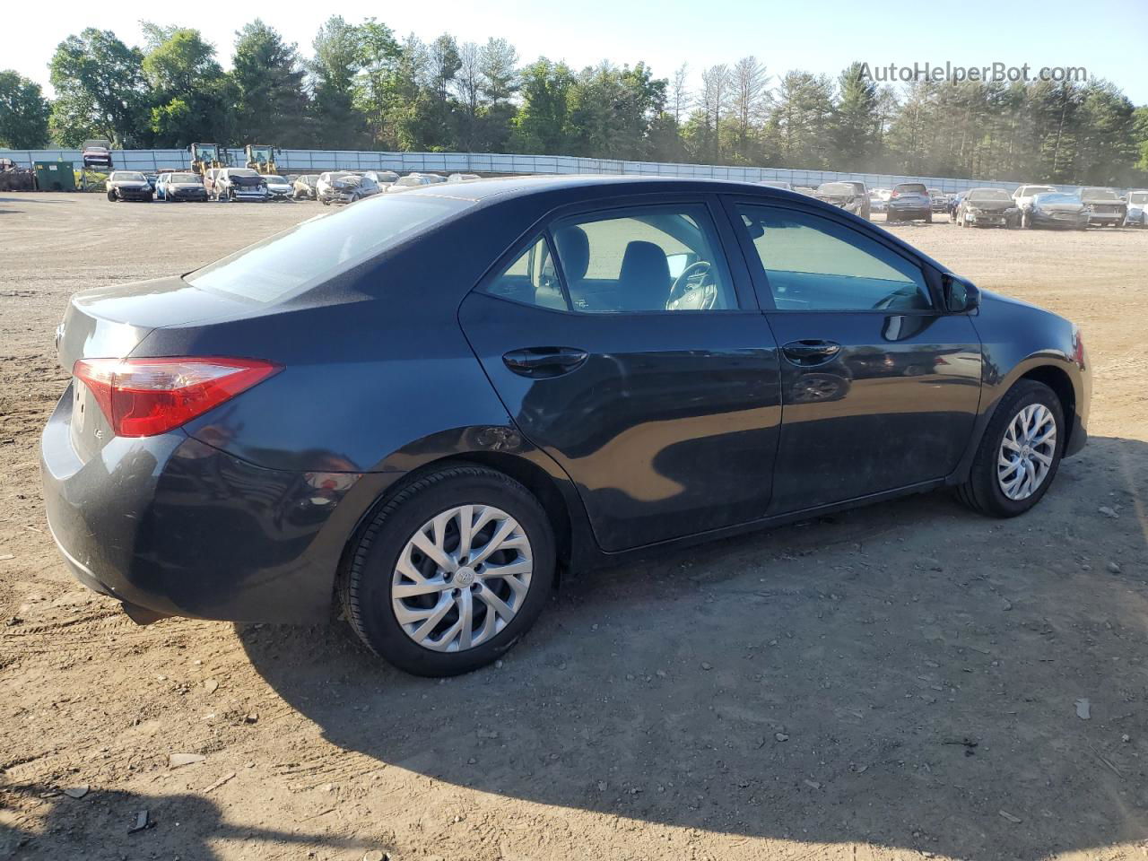 2019 Toyota Corolla L Black vin: 5YFBURHE8KP931033