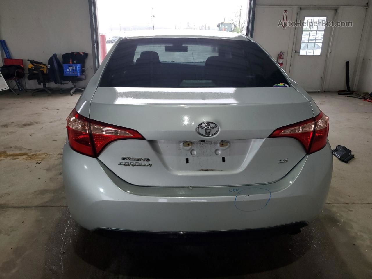 2019 Toyota Corolla L Silver vin: 5YFBURHE8KP944445