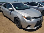 2014 Toyota Corolla L Silver vin: 5YFBURHE9EP004014