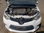 2014 Toyota Corolla L Белый vin: 5YFBURHE9EP057988