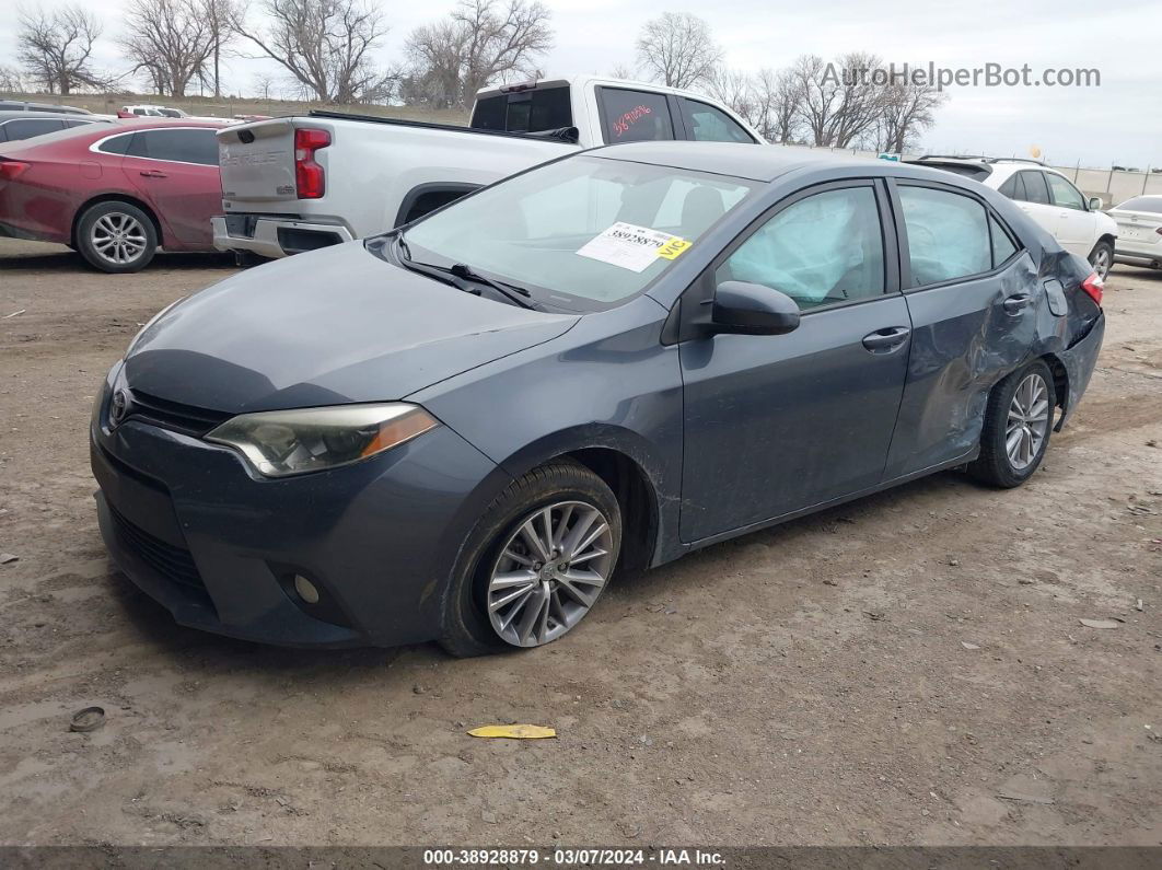 2014 Toyota Corolla Le Plus Blue vin: 5YFBURHE9EP100175