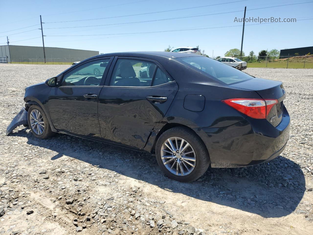 2014 Toyota Corolla L Черный vin: 5YFBURHE9EP105859