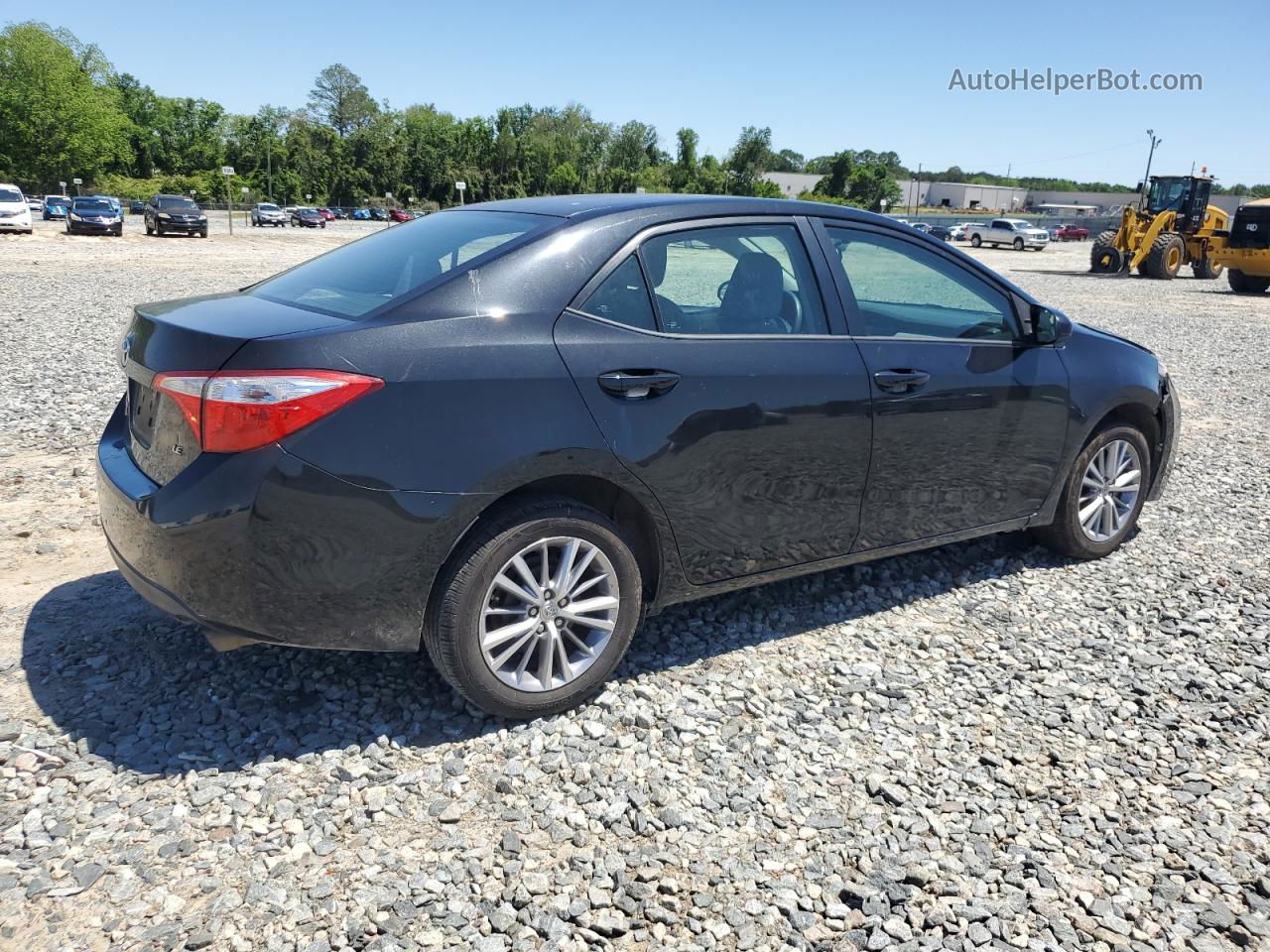 2014 Toyota Corolla L Черный vin: 5YFBURHE9EP105859