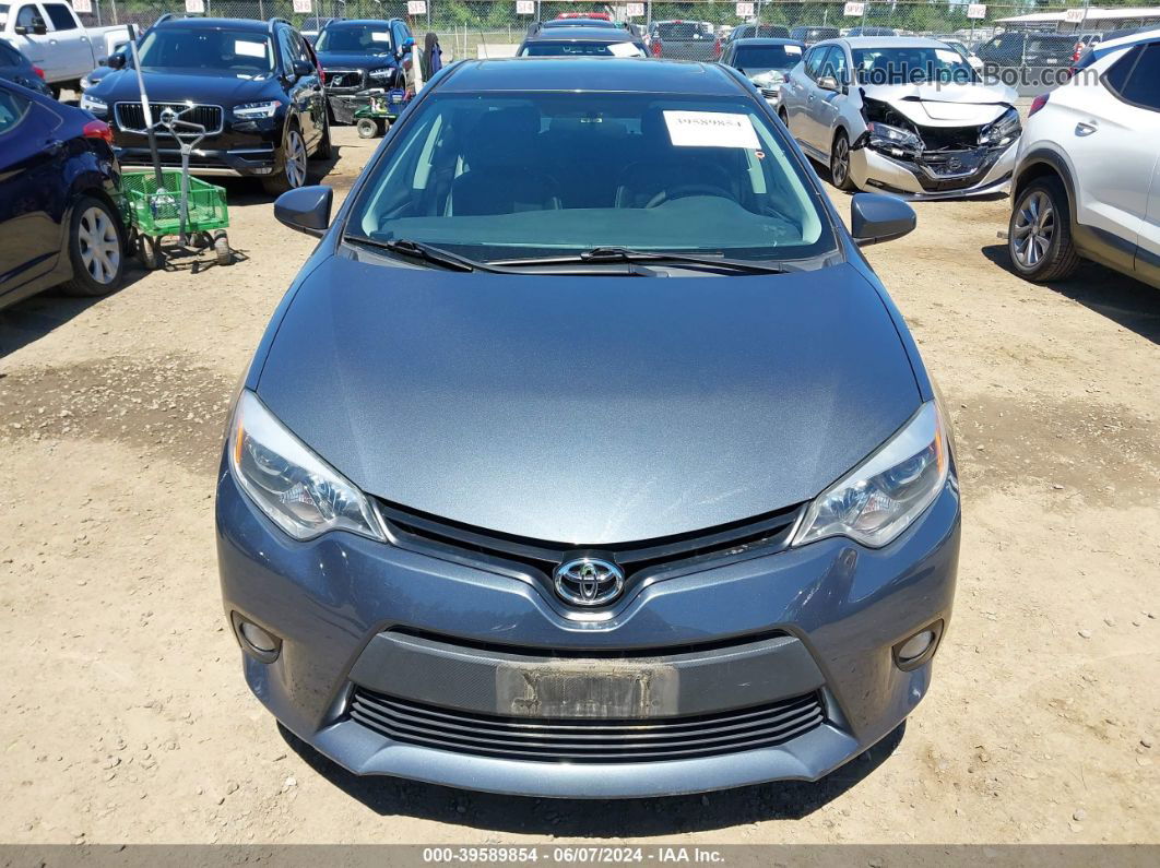 2014 Toyota Corolla Le Premium Gray vin: 5YFBURHE9EP107322