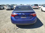 2014 Toyota Corolla L Blue vin: 5YFBURHE9EP135976