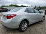 2014 Toyota Corolla L Серебряный vin: 5YFBURHE9EP146377