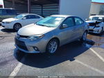 2014 Toyota Corolla L/le/le Plus/le Premium/s/s Plus/s Premium Gray vin: 5YFBURHE9EP175975