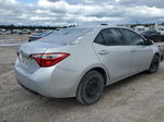 2014 Toyota Corolla L Silver vin: 5YFBURHE9EP177788